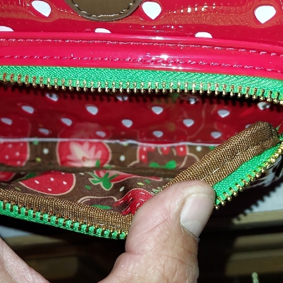 Loungefly Chocolate Strawberry Kids Backpack - Picture 4 of 4